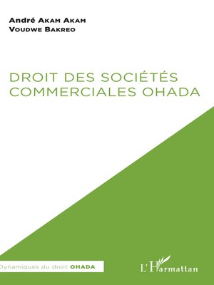 cover image of Droit des sociétés commerciales OHADA